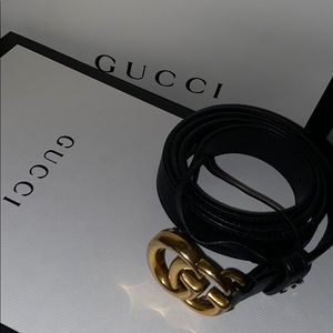 Authentic Gucci Double G belt